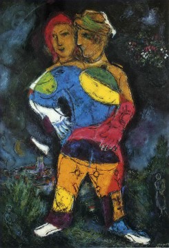Marc Chagall Painting - The walk contemporary Marc Chagall
